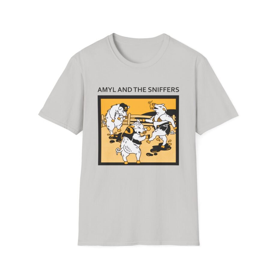 Amyl and the Sniffers Pigs Unisex Softstyle T-Shirt