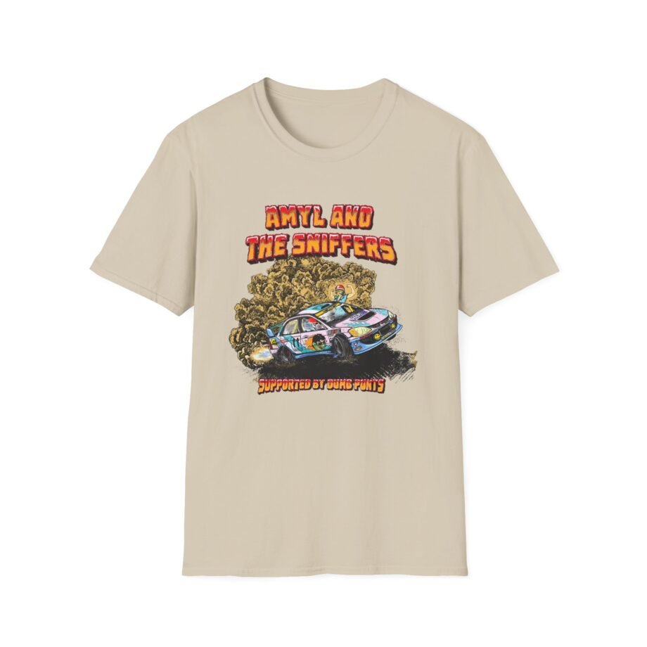 Amyl and the Sniffers unisex softstyle t-shirt