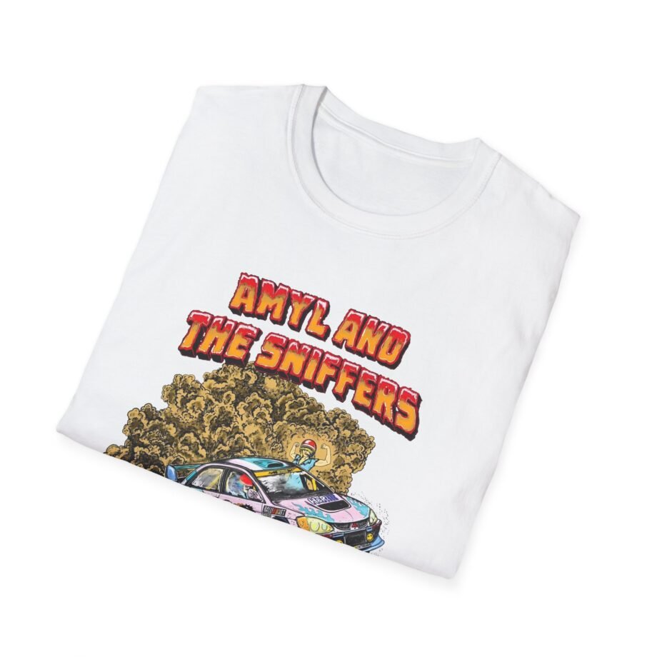 Amyl and the Sniffers unisex softstyle t-shirt