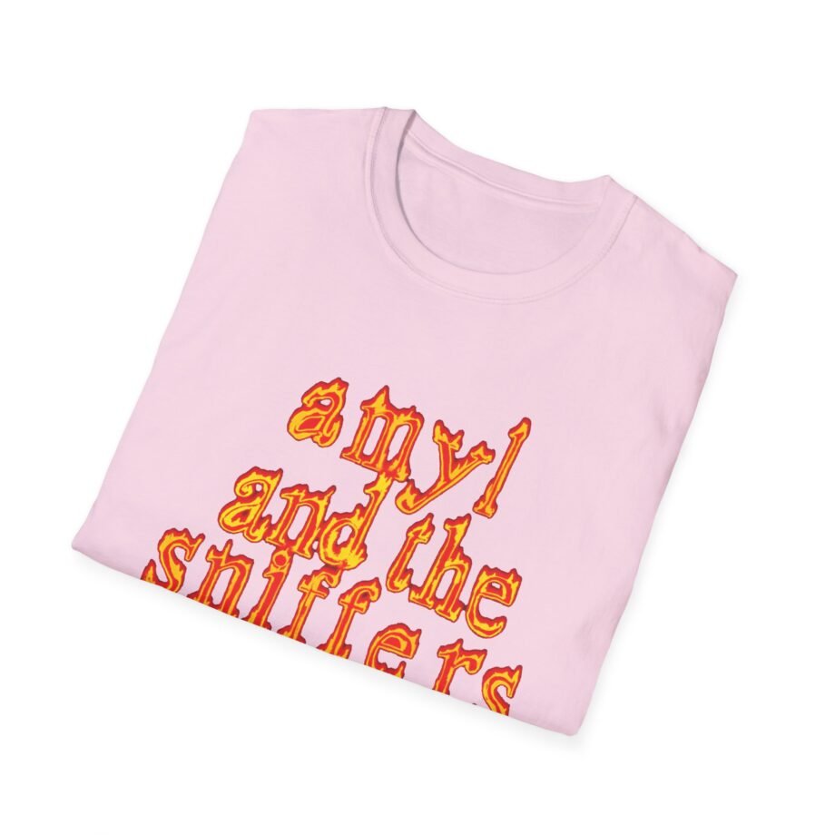 Amyl and the Sniffers Cartoon Darkness Unisex Softstyle T-Shirt