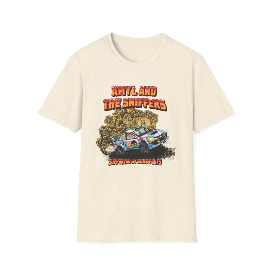 Amyl and the Sniffers unisex softstyle t-shirt