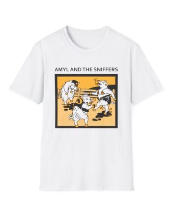 Amyl and the Sniffers Pigs Unisex Softstyle T-Shirt