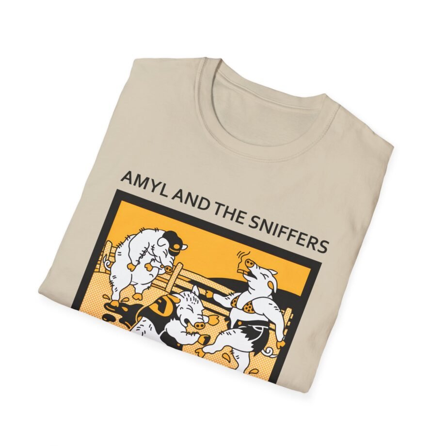 Amyl and the Sniffers Pigs Unisex Softstyle T-Shirt