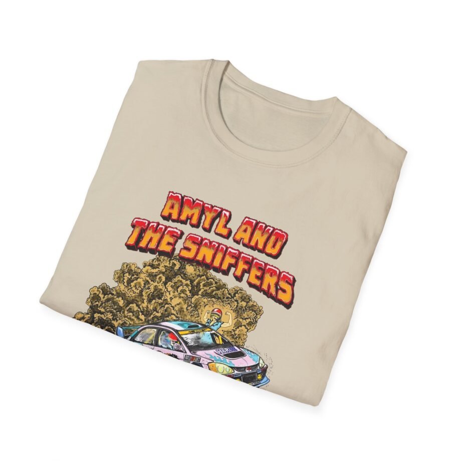 Amyl and the Sniffers unisex softstyle t-shirt
