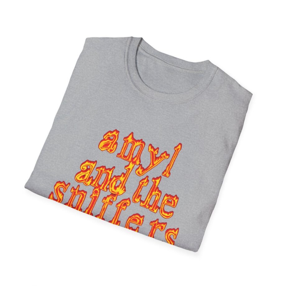 Amyl and the Sniffers Cartoon Darkness Unisex Softstyle T-Shirt