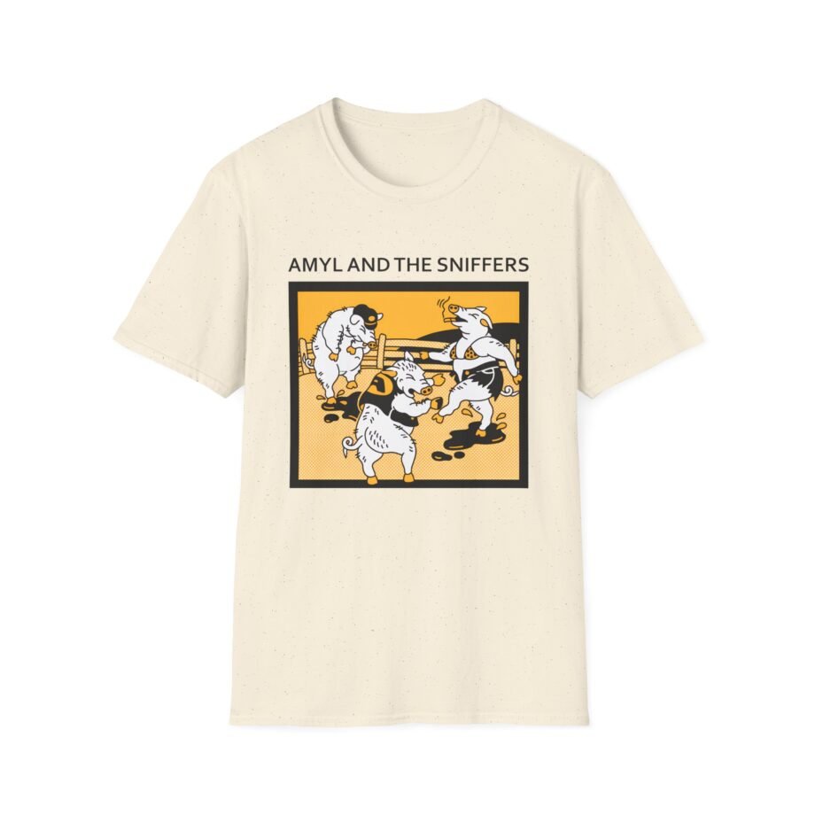 Amyl and the Sniffers Pigs Unisex Softstyle T-Shirt