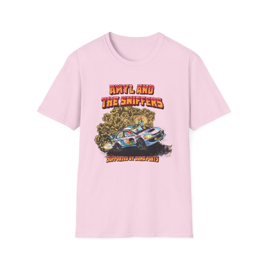 Amyl and the Sniffers unisex softstyle t-shirt