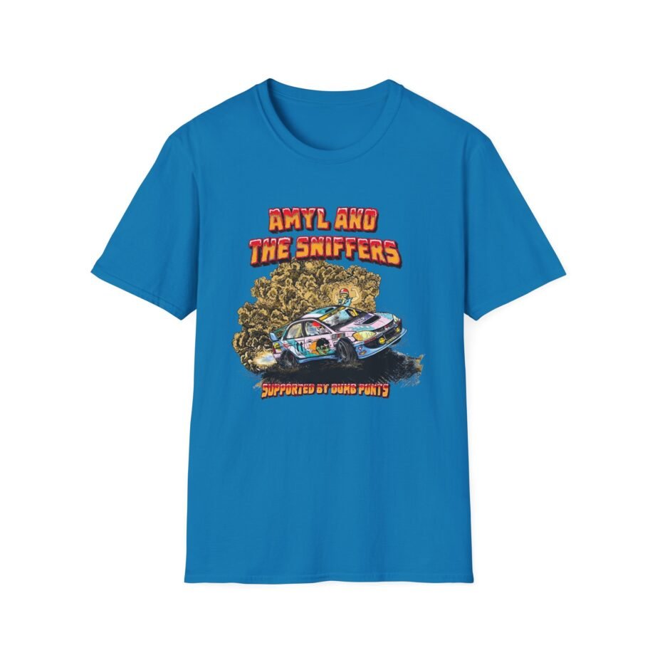 Amyl and the Sniffers unisex softstyle t-shirt