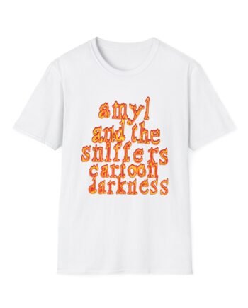 Amyl and the Sniffers Cartoon Darkness Unisex Softstyle T-Shirt