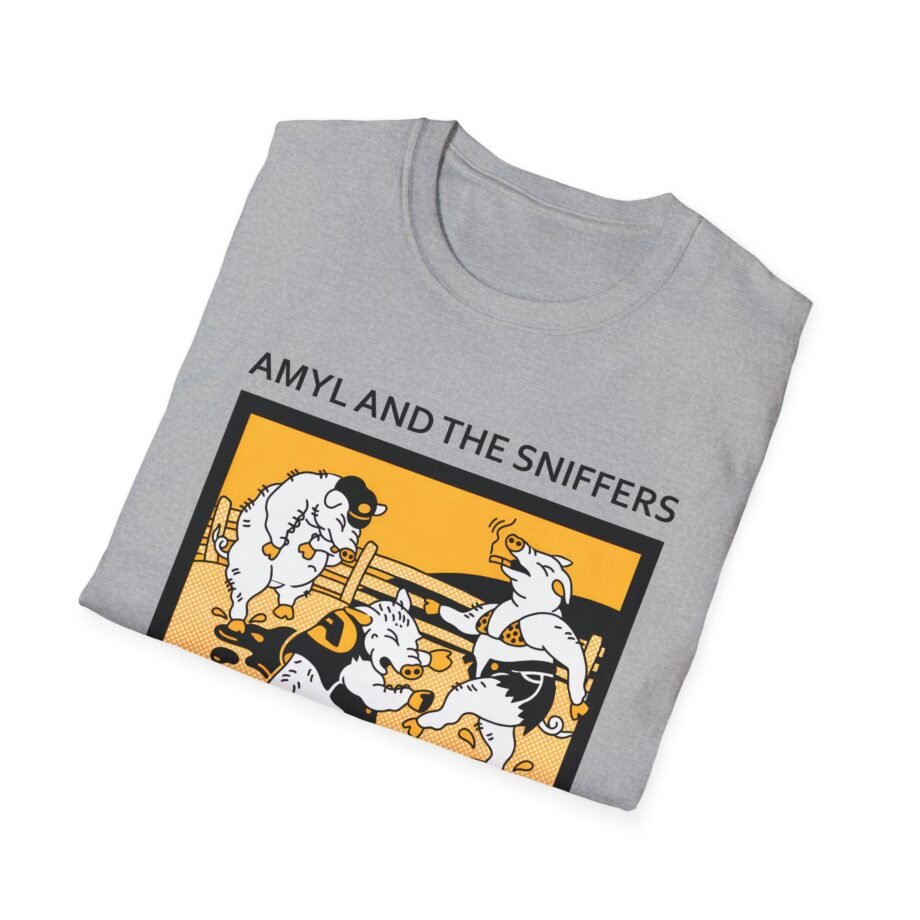 Amyl and the Sniffers Pigs Unisex Softstyle T-Shirt