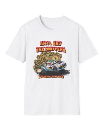 Amyl and the Sniffers unisex softstyle t-shirt