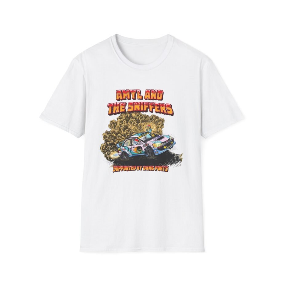 Amyl and the Sniffers unisex softstyle t-shirt