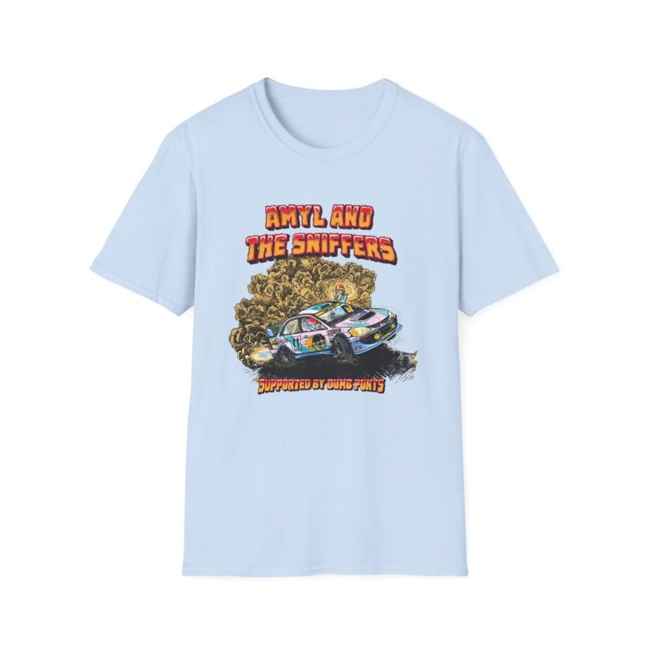 Amyl and the Sniffers unisex softstyle t-shirt