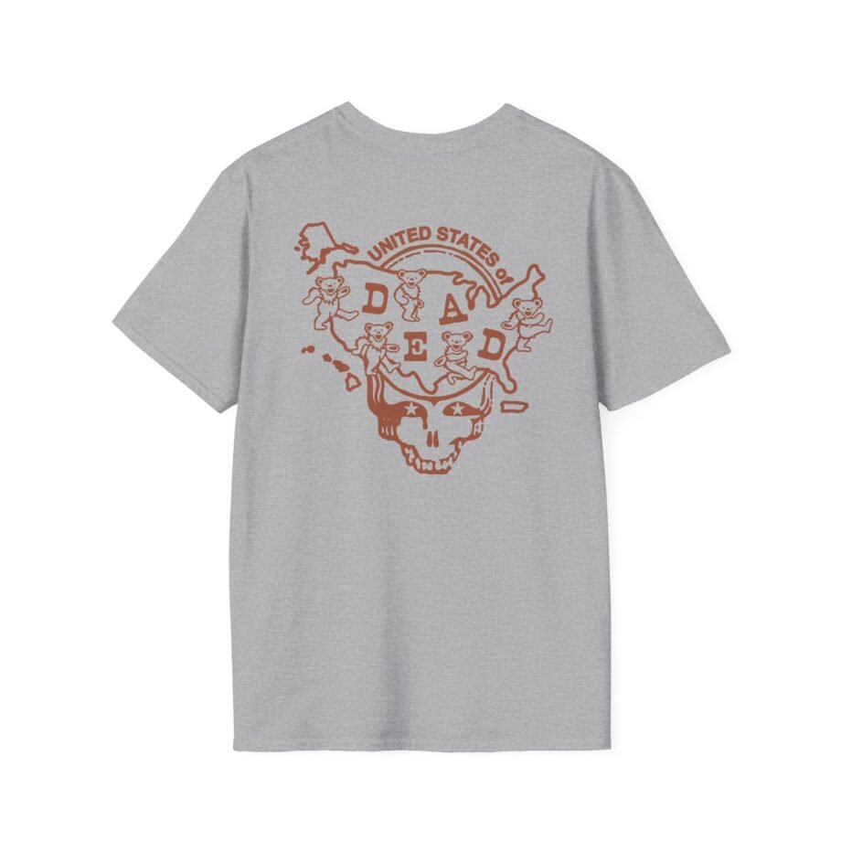 Massachusetts United States of Dead Unisex Softstyle T-shirt