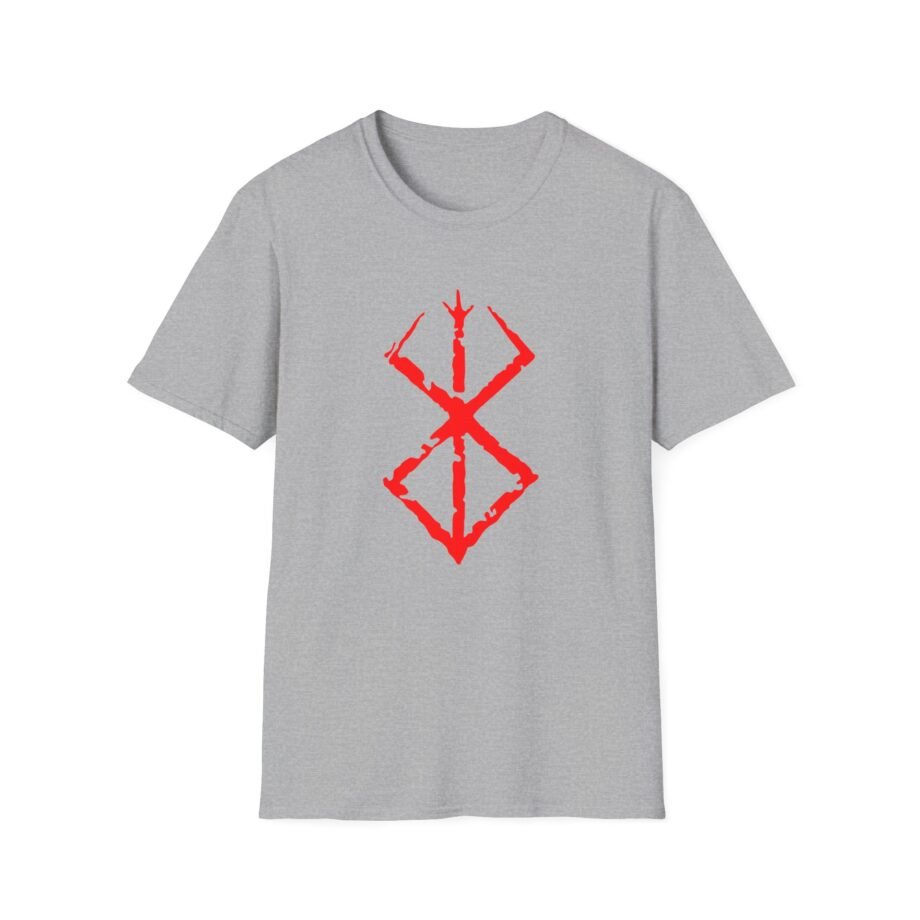 Berserk Brand of Sacrifice Red Acid Unisex Softstyle T-shirt