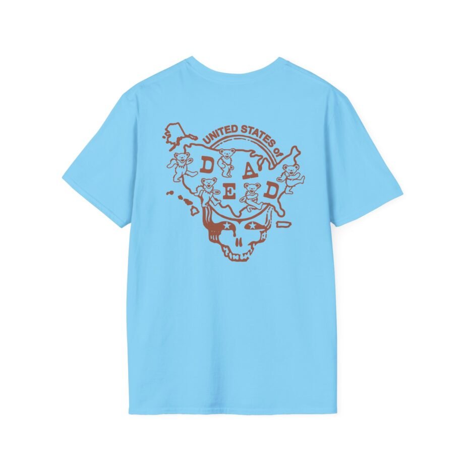 Massachusetts United States of Dead Unisex Softstyle T-shirt