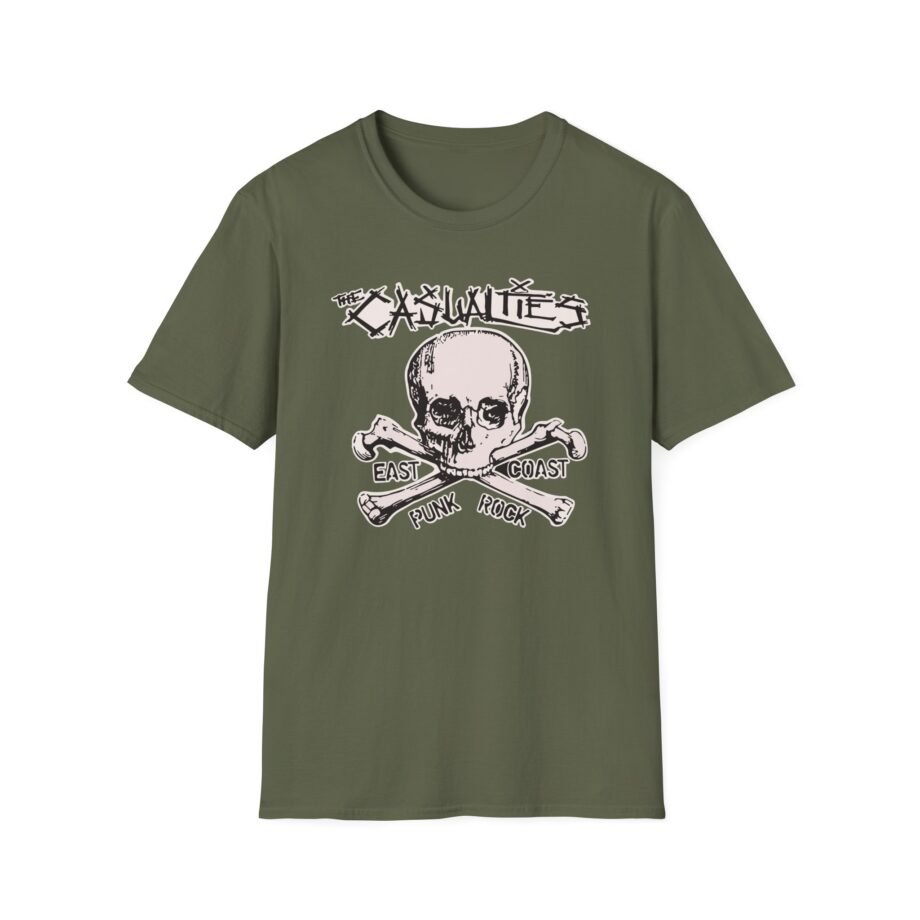 Casualties East Coast Skull Unisex Softstyle T-shirt