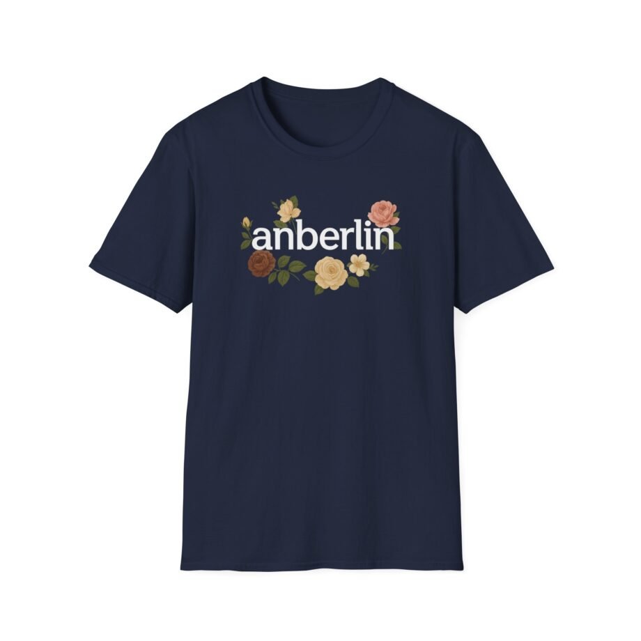 Anberlin Floral Unisex Softstyle T-shirt