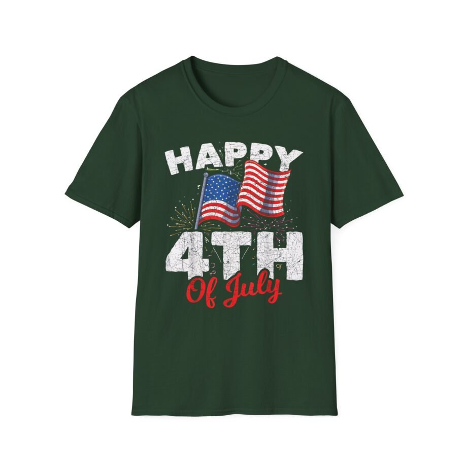 Happy 4th of July Unisex Softstyle T-shirt