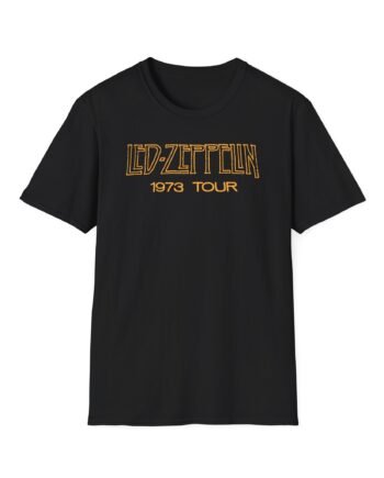 1973 Led Zeppelin Showco Tour Unisex Softstyle T-shirt