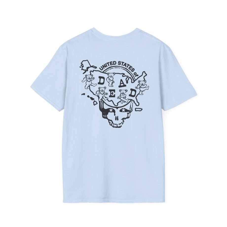 California United States of Dead Unisex Softstyle T-shirt