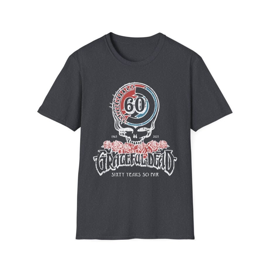 Grateful Dead 60th Anniversary Logo Unisex Softstyle T-shirt