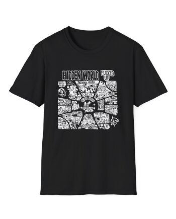 Fucked Up Hidden World Unisex Soft-style T-shirt