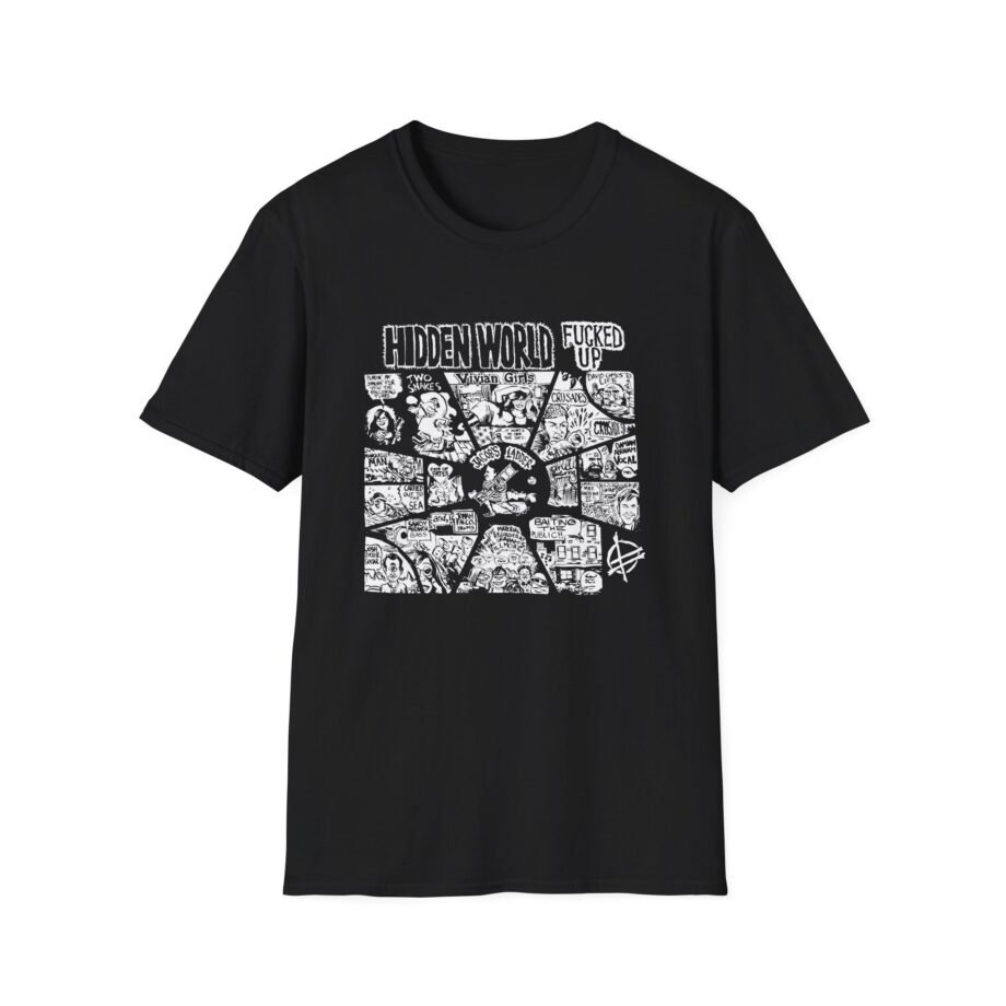 Fucked Up Hidden World Unisex Soft-style T-shirt