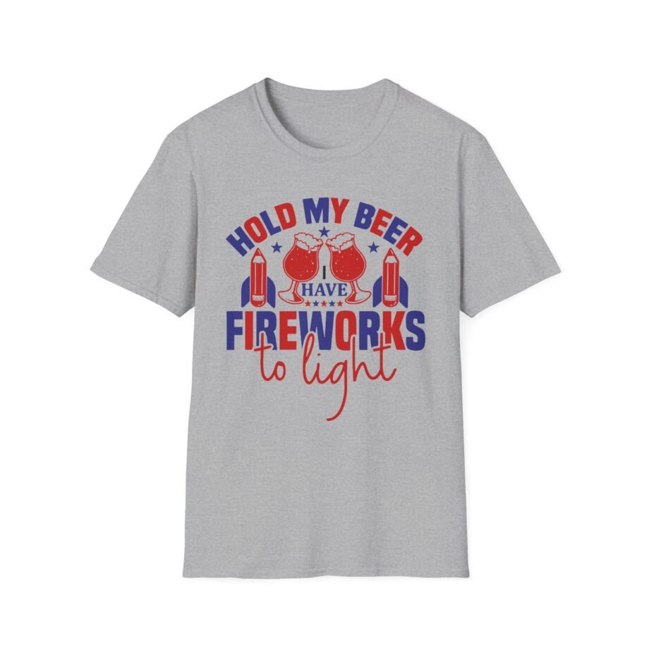 Hold My Beer  4th of July Unisex Softstyle T-shirt