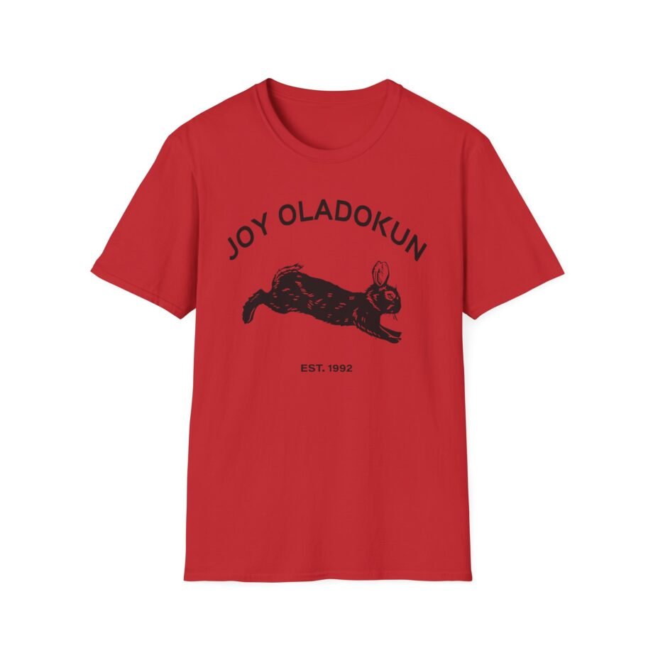 Joy Oladokun Burnt Orange Hare Unisex Softstyle T-shirt