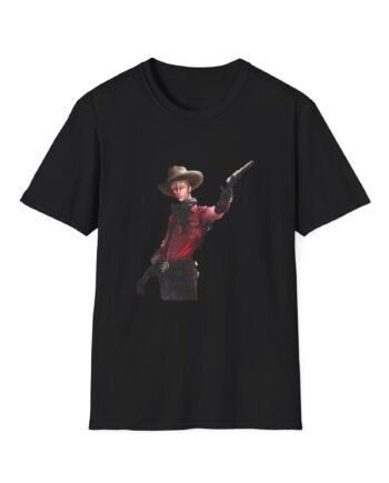Machine Gun Kelly Outlaw Rodeohouston Unisex Softstyle T-shirt