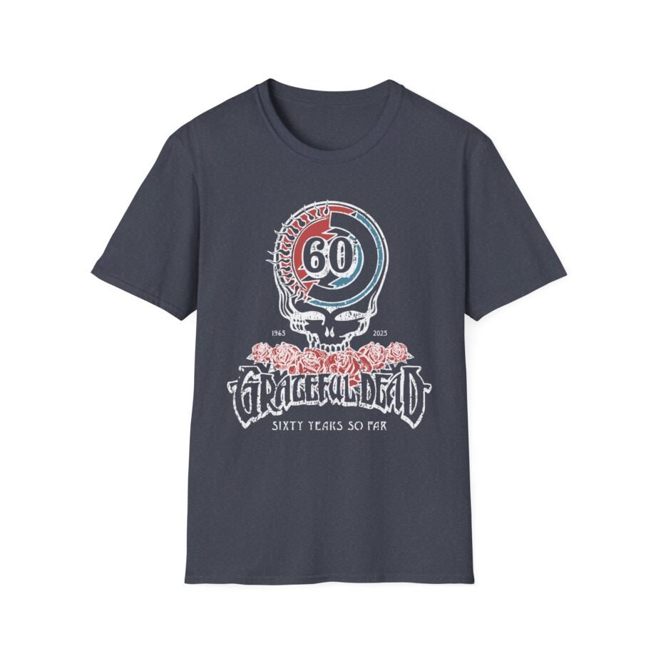 Grateful Dead 60th Anniversary Logo Unisex Softstyle T-shirt