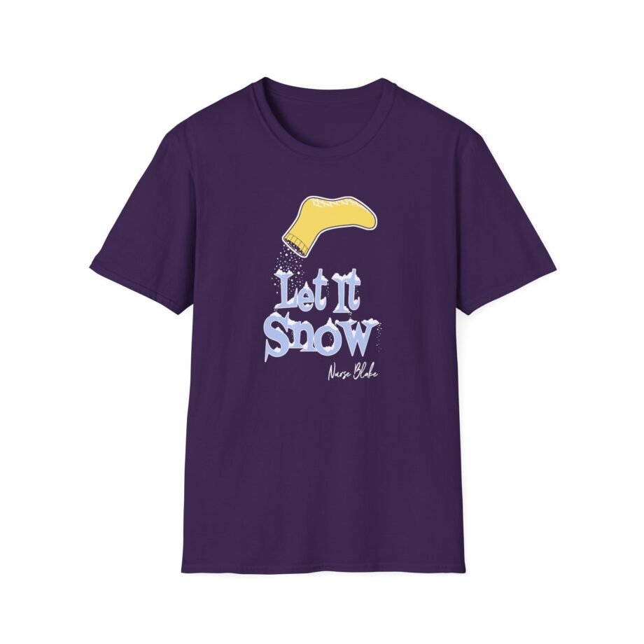 Nurse Let It Snow Unisex Softstyle T-shirt