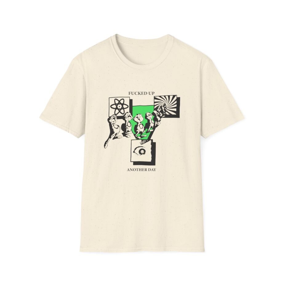Fucked Up Another Day Lemmings Unisex Soft-style T-shirt