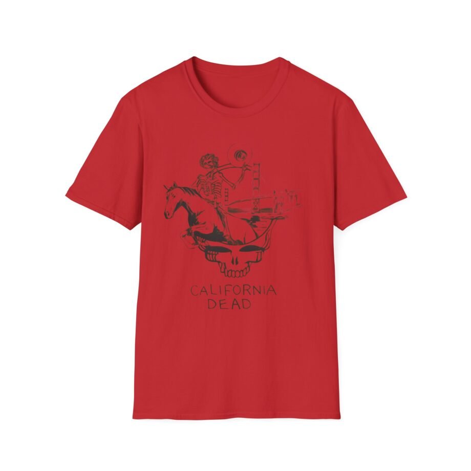 California United States of Dead Unisex Softstyle T-shirt