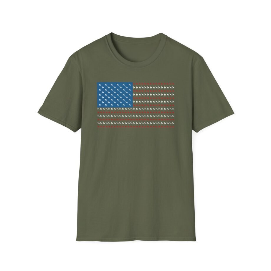 Great Dane American Dane Too Unisex Softstyle T-shirt