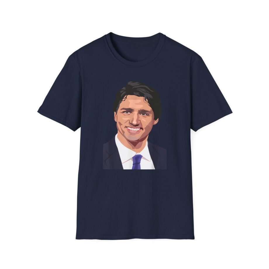 Justin Trudeau Portrait Unisex Softstyle T-shirt
