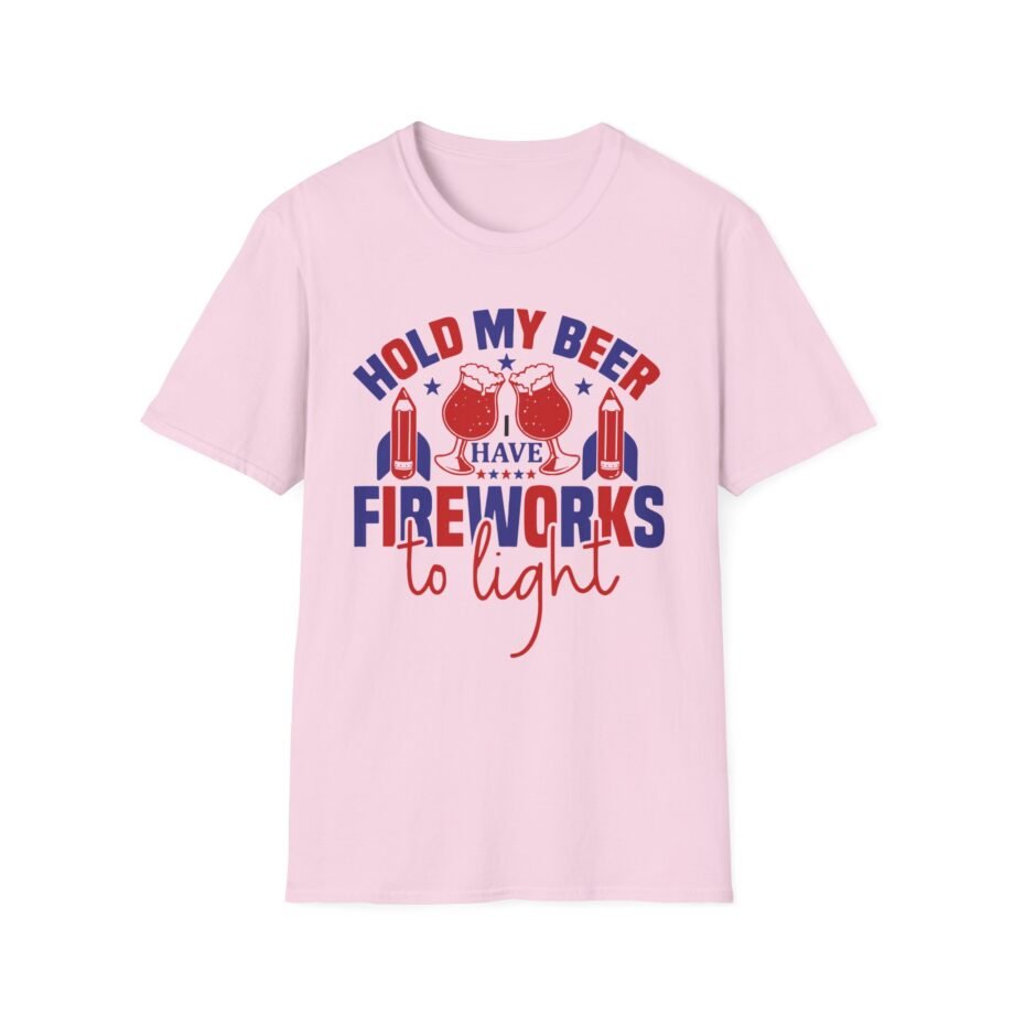 Hold My Beer  4th of July Unisex Softstyle T-shirt