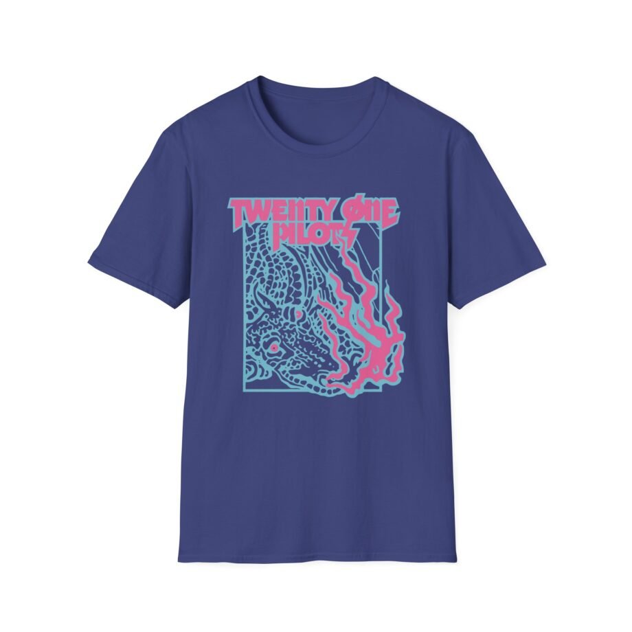 Twenty One Pilots Trash Flames Band Unisex Softstyle T-Shirt