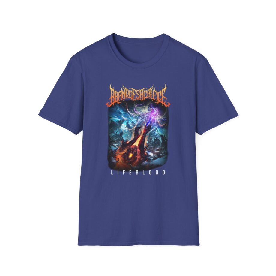 Brand of Sacrifice Lifeblood Album Unisex Softstyle T-shirt