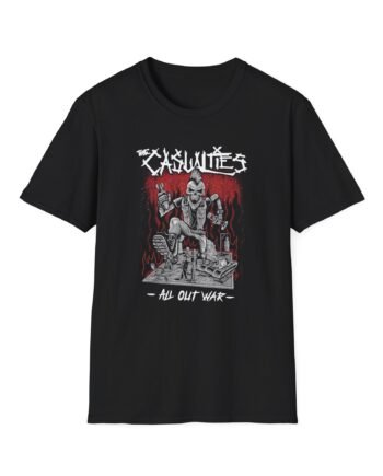 Casualties All Out War Unisex Softstyle T-shirt