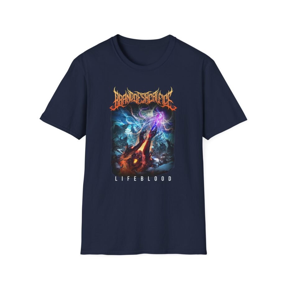 Brand of Sacrifice Lifeblood Album Unisex Softstyle T-shirt