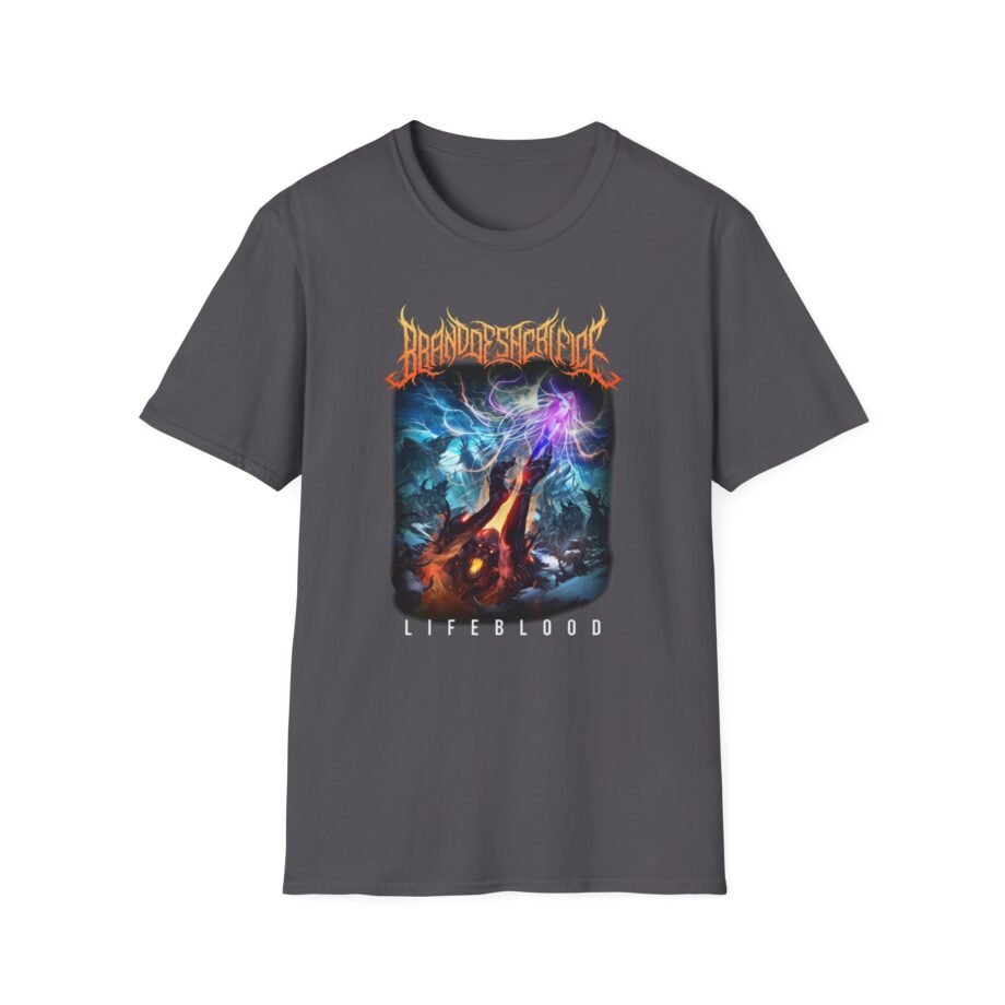 Brand of Sacrifice Lifeblood Album Unisex Softstyle T-shirt