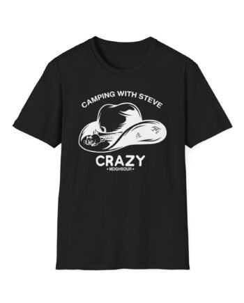 Steve Wallis Crazy Neighbour Unisex Softstyle T-Shirt
