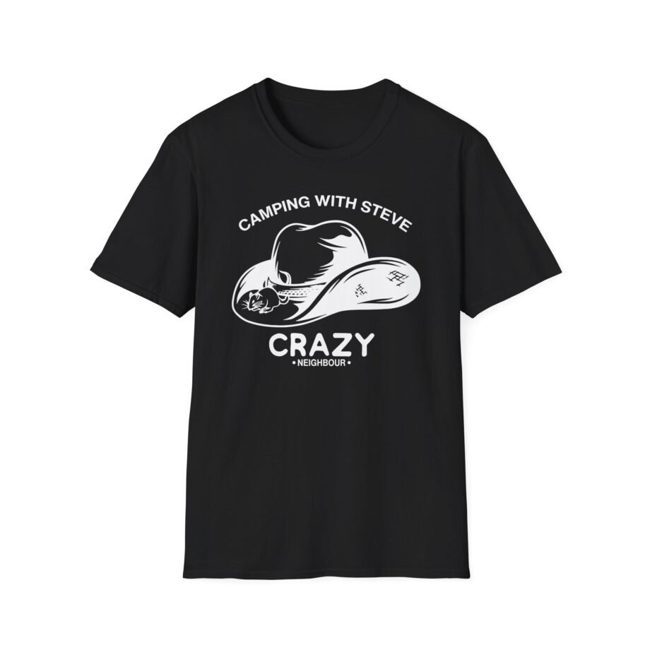Steve Wallis Crazy Neighbour Unisex Softstyle T-Shirt