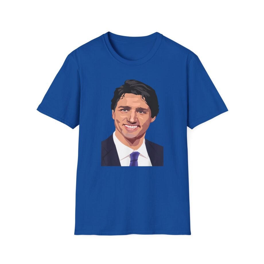 Justin Trudeau Portrait Unisex Softstyle T-shirt