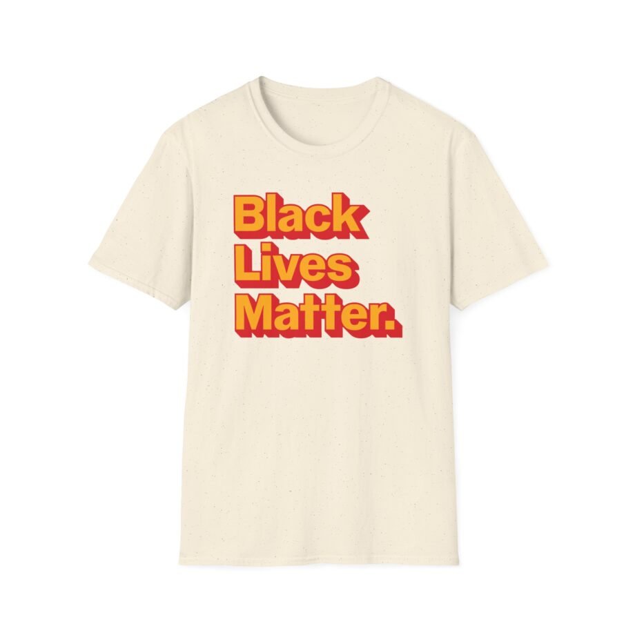 Black Lives Matter Blm Graphic Logo Unisex Softstyle T-shirt