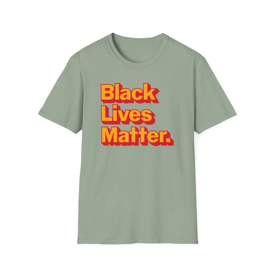 Black Lives Matter Blm Graphic Logo Unisex Softstyle T-shirt