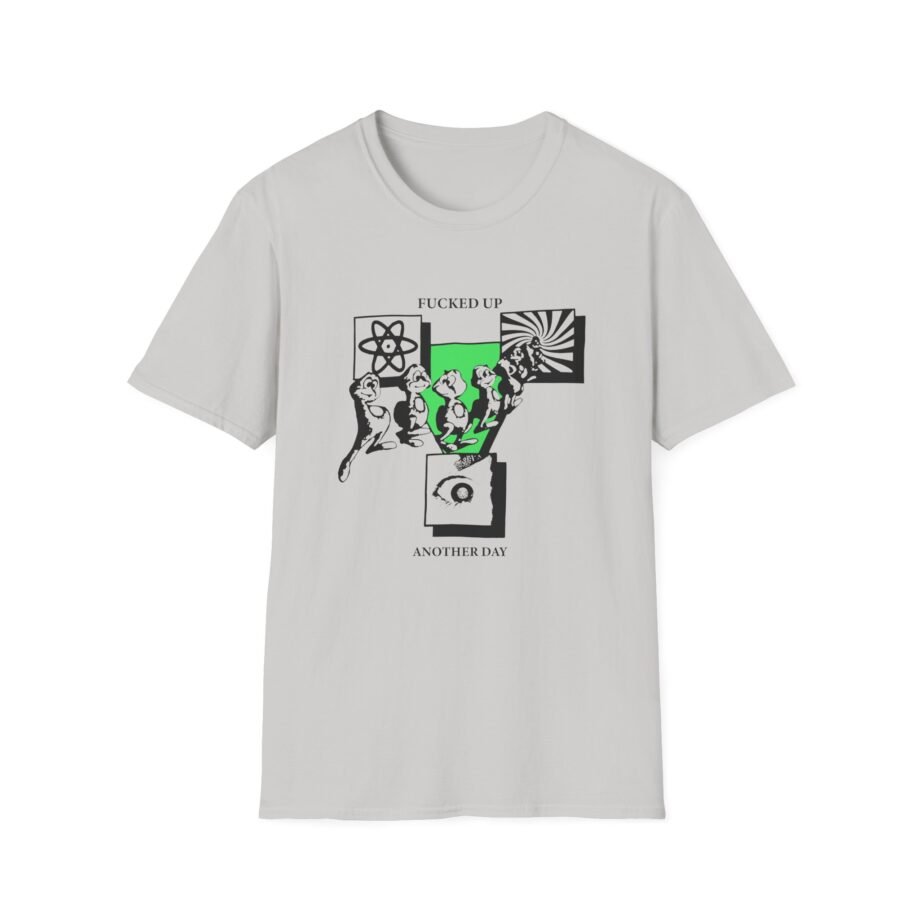 Fucked Up Another Day Lemmings Unisex Soft-style T-shirt