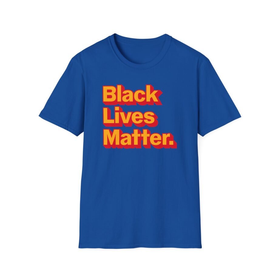 Black Lives Matter Blm Graphic Logo Unisex Softstyle T-shirt